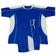 CW-69 Polyester Blue and White Soccer Set